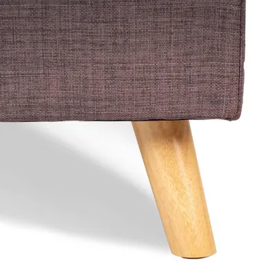 Produktbild von HOME DELUXE - Möbelfüße Holz DEDO - 4 Stück,Farbe: Hellbraun, Höhe: 15 cm, inkl. Schrauben I Sofafuß Sofa-Füße Möbelfuß