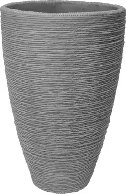 Obrázek produktu pro Obal na květináč CORD plastový tmavě šedý d40x60cm