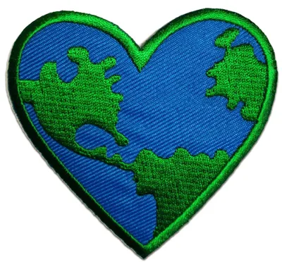 Produktbild von Peace On Earth - Aufnäher, Bügelbild, Aufbügler, Applikationen, Patches, Flicken, Zum Aufbügeln, Größe: 7,2 x 7,2 cm