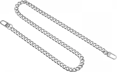 Immagine prodotto di Catena per borsa 800 mm - Cinghia per borse - Cinghia a spalla - Fai da te - Metallo lucido premium - Leggero 104,2 g - Cinghia per borse