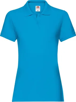 Produktbild von Damen-Poloshirt, Kurzarm - FOL PREMIUM POLO/W - azure - Größe S