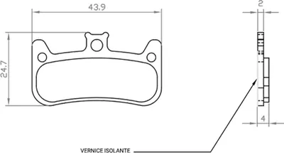 Produktbild von Wag Formula Cura 4 E-bike Scheibenbremsbeläge Silber  Silber One Size