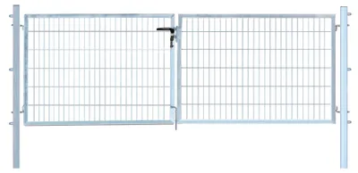 Produktbild von Floraworld Gartentor doppelflügelig Comfort 300 x 120 cm feuerverzinkt