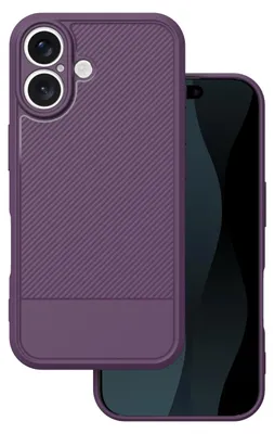 Zdjęcie produktu dla Nakładka Simple Carbon Do Iphone 17 6,3" Fioletowa