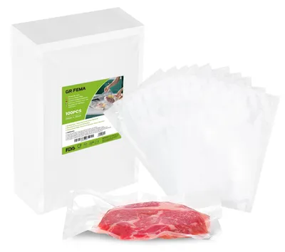 Vakuumbeutel 20×30 cm, 100 Stück, BPA-frei, wiederverwendbar