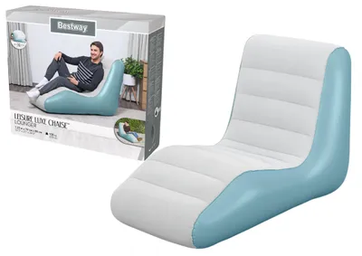 Obrázek produktu pro Bestway 75127, Jedno křeslo, Modrá, Bílá, PVC, Samet, 790 mm, 1330 mm