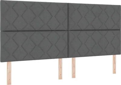 Immagine prodotto di vidaXL Testiera grigio scuro 200 cm Tessuto