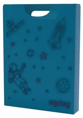 Immagine prodotto di ergobag scatola per quaderni Folder Box With Carrying Handle Astronaut blu