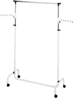 Produktbild von WENKO Kleiderständer Garderobenständer Kleiderstange Standgarderobe Trio 2 Arme