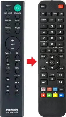 Produktbild von Fernbedienung passend für SONY HT-S40R | HTS40R | RMTAH412U
