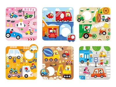 Produktbild von CzuCzu Puzzle mit Loch Fahrzeugpuzzle ZA4162 universal