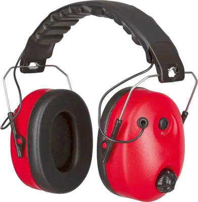 Produktbild von Kerbl Gehörschutz Noise-Cancelling Rot und Schwarz 34490