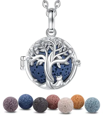 Image de Diffuseur aromatique en forme de porte-vêtements avec des perles de lave pour soulager le stress