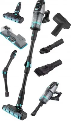 Obrázek produktu pro Fakir Bolt X Plus Aqua 8472, Tyčový vysavač 2 v 1, Bezsáčkové, Modrá, Šedá, Suché a mokré, HEPA, EPA, Cyklónový / filtrace