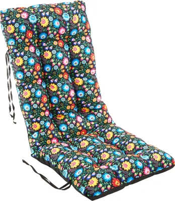 Produktbild von SuperKissen24. Stuhlkissen Sitzkissen und Rückenkissen für stühle - 48x48x75 cm - Outdoor und Indoor - Folk