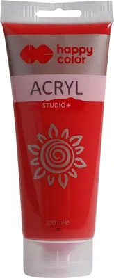 Productafbeelding van Acrylverf Studio Happy Color, 200 ml, cadmiumrood