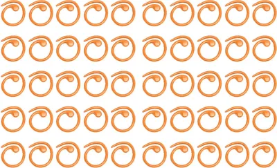 Produktbild von 50pcs Metallstichmarker Spiral Multifunktional Häkelverriegelungshaken zum Stricken von Scrapbooking -Projekten Orange