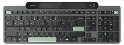 Zdjęcie produktu dla Lenovo 4Y41R69494, Pełnowymiarowy (100%), Bezprzewodowy, Bluetooth, Plunger key switch, Czarny, Zielony