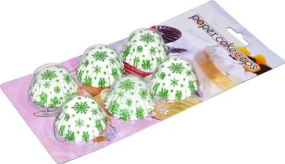 Produktbild von Bunte Backförmchen 6 cm (Durchmesser 2 cm, Höhe 2 cm) – 150 Stück