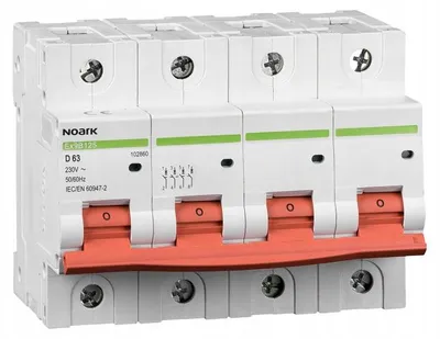 Zdjęcie produktu dla Wyłącznik nadprądowy Ex9B125 4P C100 102822 NOARK
