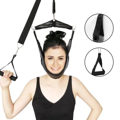 Produktbild von Neck Stretcher Zervikalen Traktionsgerät, Nackenstrecker & Wirbelsäulenstrecker, Cervical Traction Device für Zuhause, Atmungsaktiver Nackentrainer
