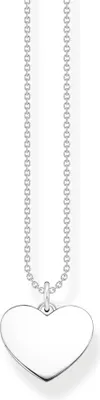 Produktbild von THOMAS SABO Kette mit Anhänger Herz Silber - Gravur möglich