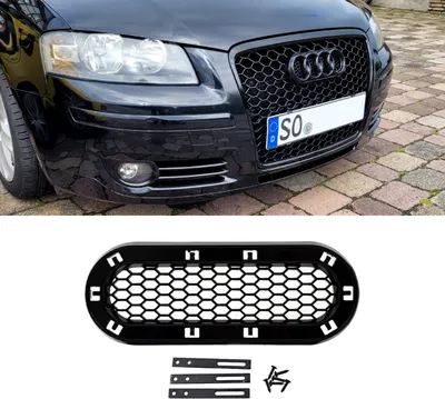 Zdjęcie produktu dla Uchwyt emblematu o strukturze plastra miodu Pasuje do Audi A1 A3 A4 A5 A6 od 2005-2015 r.