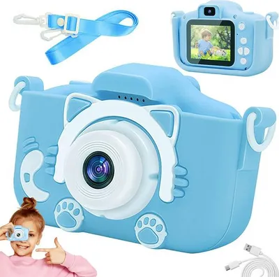 Obrázok produktu pre Verk 18257 Detský digitálny fotoaparát mačka modrá