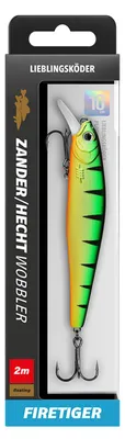 Produktbild von Lieblingsköder Zander/Hecht-Wobbler [ZH 100 F2] Firetiger