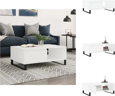 Produktbild von vidaXL Couchtisch Weiß 90x60x35 cm Holzwerkstoff -  Couchtische