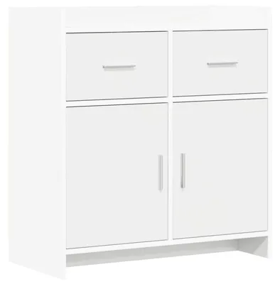 Obrázok produktu pre Komoda vidaXL, biela, 75 x 36 x 80 cm, drevotrieska