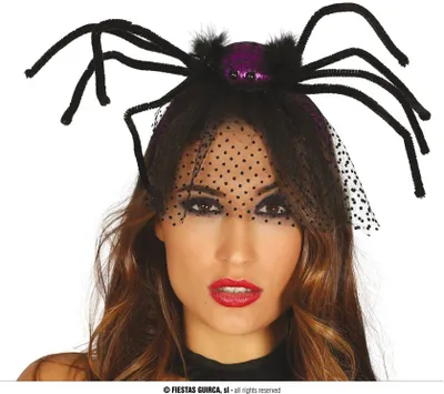 Obrázek produktu pro ČELENKA S PAVOUKEM - Halloween                                             ČELENKA S PAVOUKEM - Halloween