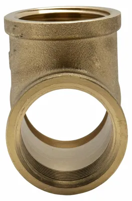 Image de Raccord té laiton femelle - femelle 1"
