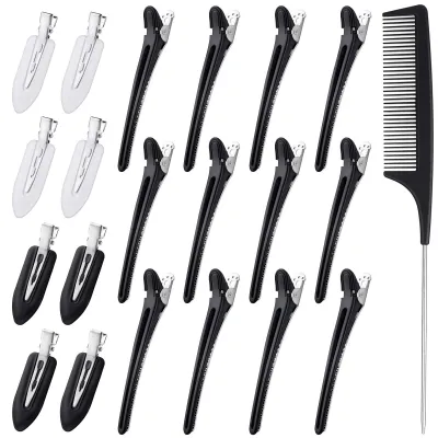 Image de 20 barrettes sans couture, matériel de coiffure, épingles à cheveux avec peigne, accessoires de coiffure
