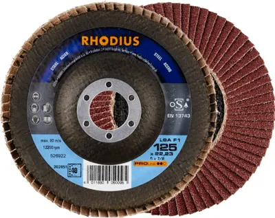 Image de RHODIUS PROline LSA F1 Disque à lamelles 125 x 22,23 mm K40