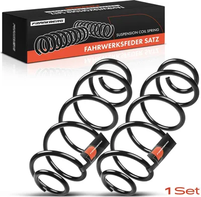 Immagine prodotto di Frankberg 2x molla sospensione asse posteriore per Peugeot 208 I CA CC 1.0L 1.2L 1.4L 1.5L 1.6L anno dal 2012