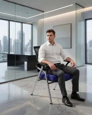 Obrázek produktu pro Ergonomická kancelářská židle se síťovým opěradlem pro optimální pohodlí