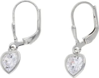 Produktbild von JuwelmaLux Kinder Herz Ohrhänger 925 Silber mit Zirkonia JL39-06-0749