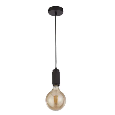 Zdjęcie produktu dla Lampa wisząca - 3-metrowe zawieszenie, czarna