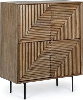 Produktbild von Highboard Darsey 92 x 110 x 40 cm Mangoholz
