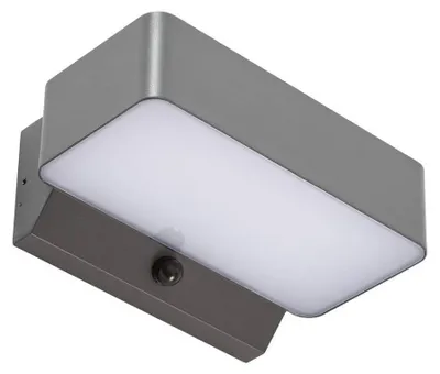 Produktbild von Lindby LED-Außenwandleuchte Fando, anthrazit, Sensor, IP44