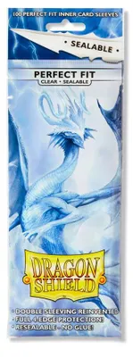 Produktbild von Dragon Shield Standard Perfect Fit Verschließbare Hüllen - Klar (100 Hüllen)