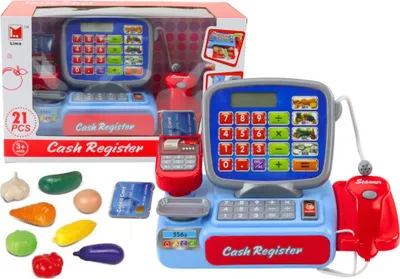 Produktbild von Registrierkasse mit Barcode-Scanner 21-teilig