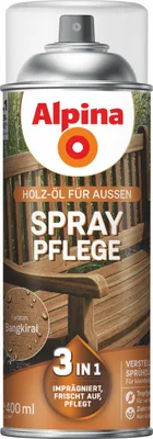 Produktbild von Alpina Holzöl Spray 0,4L Bangkirai Spraypflege