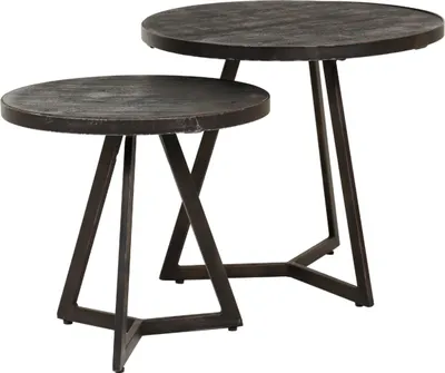 Produktbild von AnLi Style Bijzettafel (set/2) Yucon black