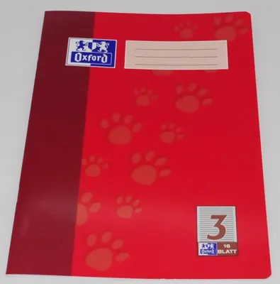 Produktbild von OXFORD Schulheft Lineatur liniert DIN A4 Rand rundum, 16 Blatt