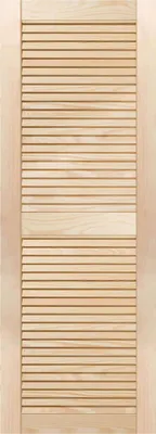 Produktbild von ben+camilla.com OUTDOOR Lamellentüren 1,40mx50cm für Garten & Bad | Massivholz Kiefer