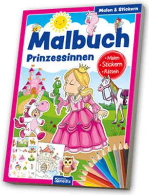 Produktbild von Malbuch Prinzessinnen