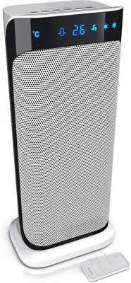 Produktbild von mit Fernbedienung - Preisträger - energiesparend leise Keramik-Heizlüfter Badezimmer - Oszillationsfunktion - Timer - Heizung Heater - GS