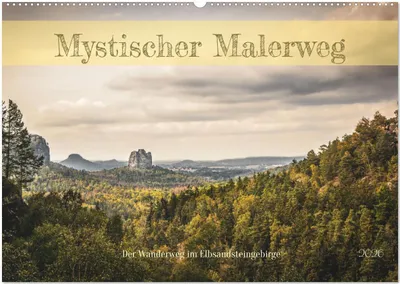 Produktbild von Mystischer Malerweg (Wandkalender 2026 DIN A2 quer), CALVENDO Monatskalender